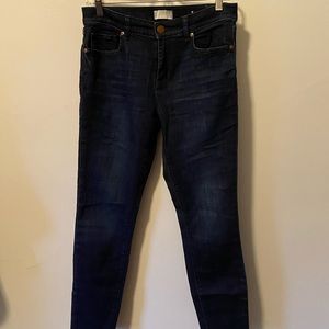Loft Dark Blue Skinny jeans